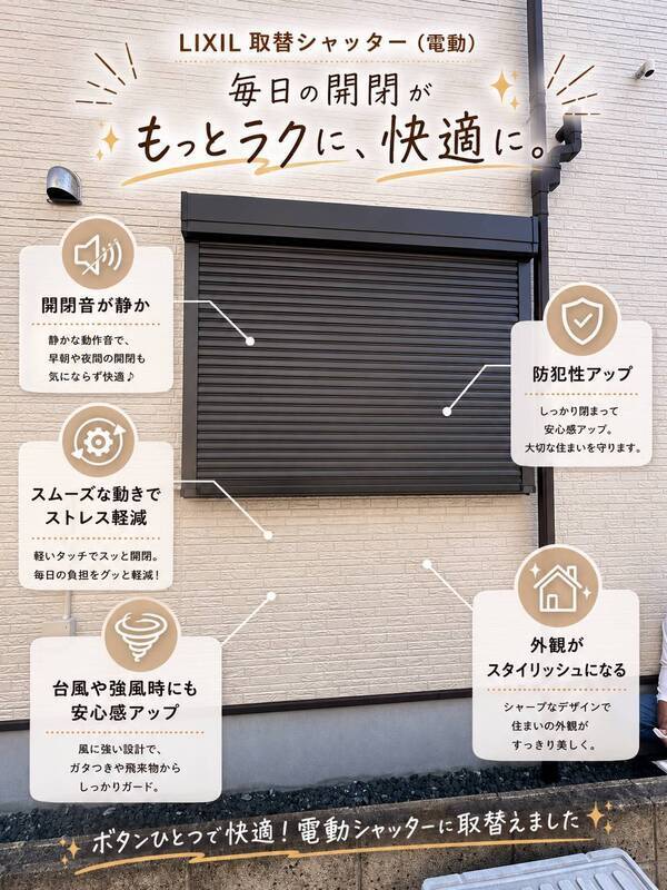 LIXIL取替シャッター